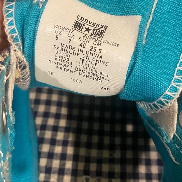 Converse One Star Gingham slip-on - Picture 7 of 10